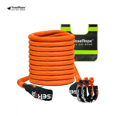 Yaserope High-Strength 21-Ton Elastic Nylon Tow Strap - Exclusive for Off-Road Vehicle Rescue and Recovery
