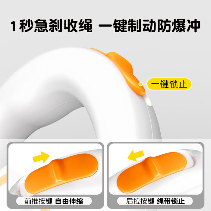 Retractable Dog Leash for Small & Medium Dogs (Golden Retriever) - Anti-Pull, Lightweight for Outdoor Walking